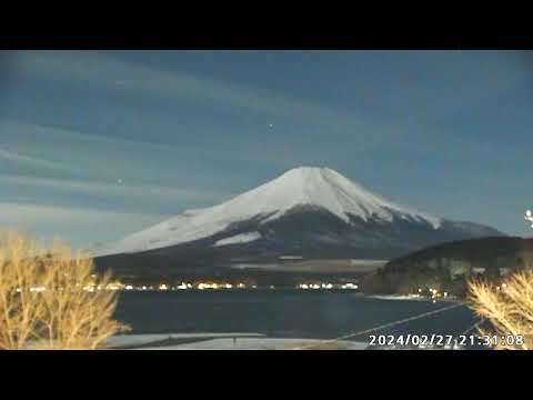 【LIVE】山中湖からの「富士山ライブカメラ」　"mount fuji live camera" from Lake Yamanakako