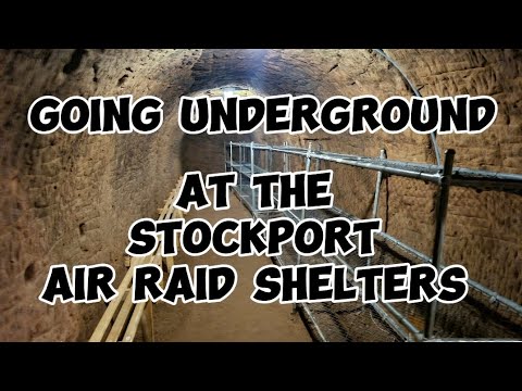 Going Underground at the Stockport Air Raid Shelters. Manchester