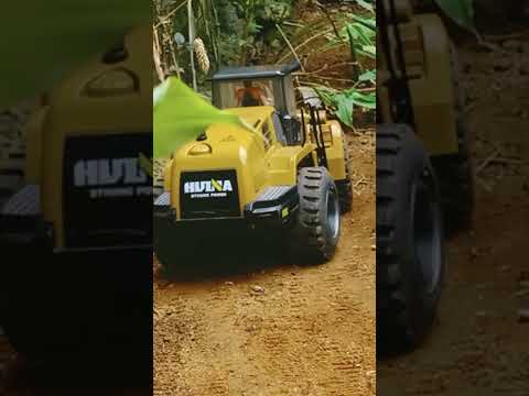 huina 1583 strong power #rc #kontruksi #toys #viral #huina #rcconstruction #mainananak #fypシ #loader