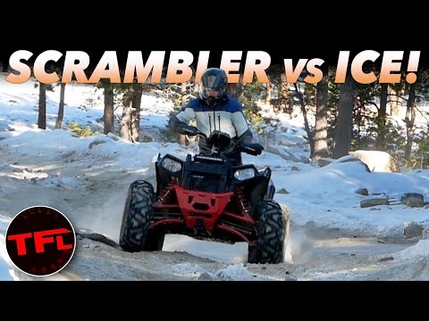 I Take The Polaris Scrambler XP 1000 S Up A Snowy And Icy Mountain To See How It Performs in Winter!