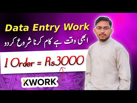 Data Entry Work Sy Paise Kamaye – Online Earning in Pakistan 2023 – Kwork Review