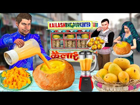 Delhi Ka Mango Juice Pani Puri Aam Golgappa Indian Street Food Hindi Kahaniya Hindi Moral Stories