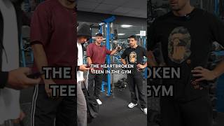 HEARTBROKEN TEEN IN THE GYM #shorts #short #viral #gym #fitness