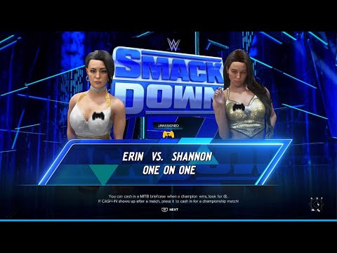 AWA Friday night smackdown: Erin vs Shannon