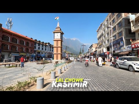 Srinagar Smart City | Lal Chowk | Clock Tower | 4K Drive | Kashmir Tour