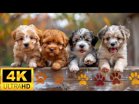 Baby Animals 4K (60 FPS) UHD - Soothing Moments With Cute Baby Animals And Relaxing Music