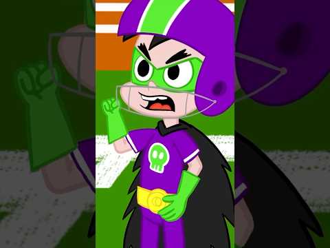 FOOTBALL Drew Pendous 🏈 Cool School vs Cruel School (Bad Guys) | Cool School Cartoons #shorts