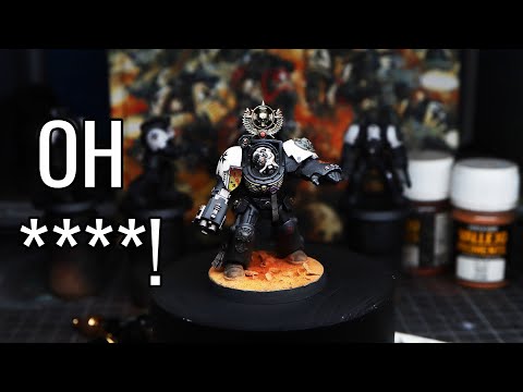 It's all GONE WRONG! | Painting a Black Templars Army | WARHAMMER 40k | SPACE MARINES