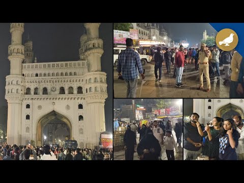 New Year celebration at Charminar Hyderabad