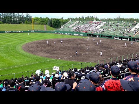 帯広柏葉高校 ♪烈火＠帯広の森野球場 2018/06/30