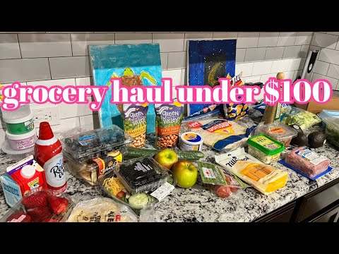 Weekly Budget Grocery Haul ! Weekly groceries under $100