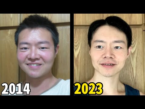 瑜珈訓練 9年面部變化  | 2014 to 2023 | YOGA Training 9 YEARS Face Transformation