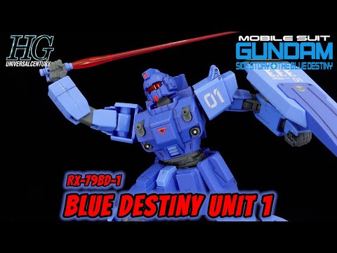 HG Blue Destiny Unit 1 "EXAM" Review | MSG Side Story: The Blue Destiny