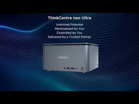 Introducing the Lenovo ThinkCentre neo Ultra - Ultra small in size, heavy on AI capabilities