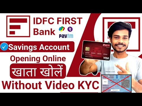 Without video KYC | idfc bank zero balance account opening online 2024 - full review & unboxing