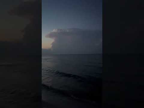 Non-Stop Lightning Storm at Beach #shorts