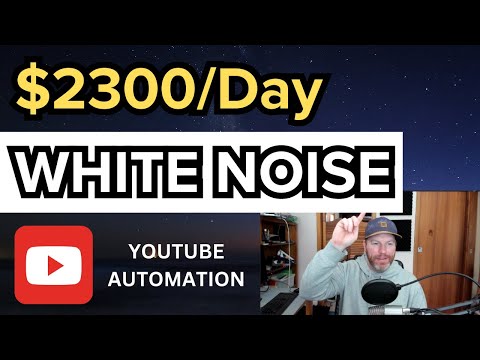 Post White Noise Videos & Make $2300/Day On YouTube - COMPLETE TUTORIAL (Make Money Online 2023)