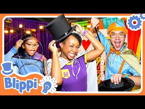 Blippi & Meekah's Magic With Friends! | Blippi's Wonderful Talent Show | Educational Videos for Kids