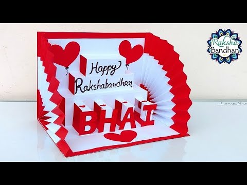 Raksha Bandhan card making ideas 2023 / DIY Rakshabandhan card for Brother / Rakhi card making