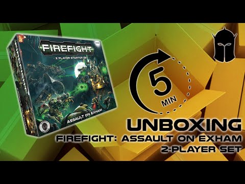 5 Minute Unboxing - Firefight: Assault on Exham 2-player set