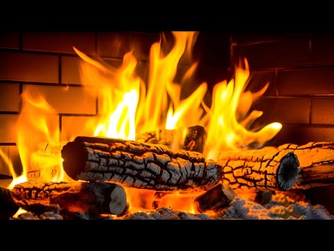 Fireplace 24 hours full HD 🔥 Burning Fireplace & Crackling Fire Sounds (NO MUSIC)