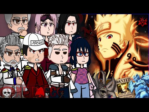 Marines React to Naruto as New Yonko || One Piece