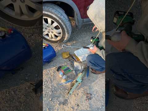 Dad Plugs a Tire! (How-To) tire 🛞