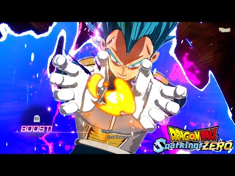 All Vegeta Transformations, Rush Attacks, and Ultimate Ki Blasts in DRAGON BALL: Sparking! ZERO