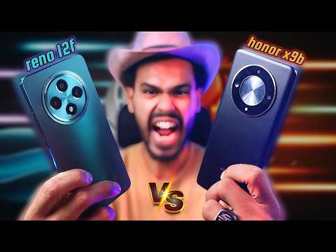 اعنف مقارنة هتشوفها بين الموبايلين دول اختبارات وتكسير honor x9b vs reno 12f