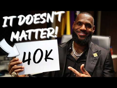 LeBron's 40000 career points means NOTHING!