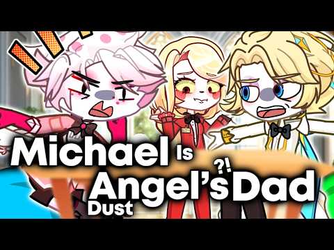 If God Michael Morningstar is Angel Dust’s Dad ?! || Hazbin Hotel Gacha Animation ||