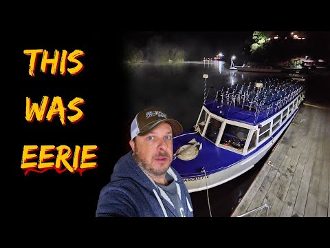 This was a SPOOKY Ghost Boat Ride | Wisconsin Dells, WI