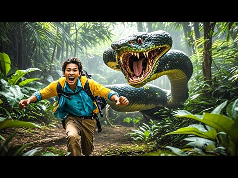 游客在丛林惹怒凶猛巨蛇，上演大逃亡！【蛇岛狂蟒 Snake Island Python】| 惊悚/冒险/灾难 | 经典大本营