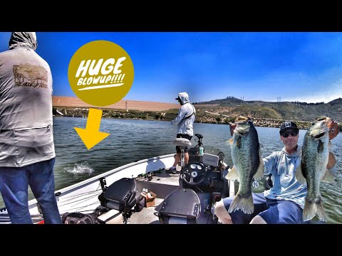 Crazy Catch/Huge Blowup!!!-Castaic Lake