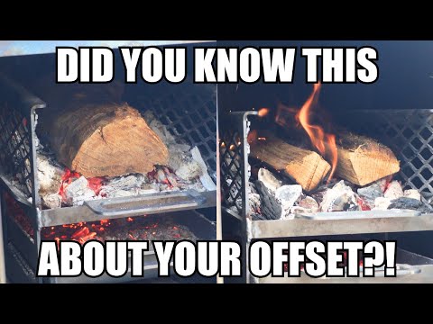 How to Manage a FIRE on an OFFSET SMOKER!