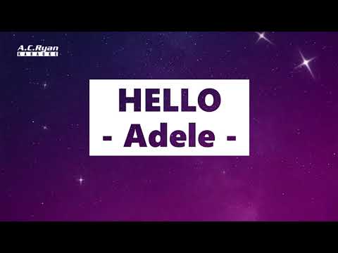 Hello - Adele (Karaoke)