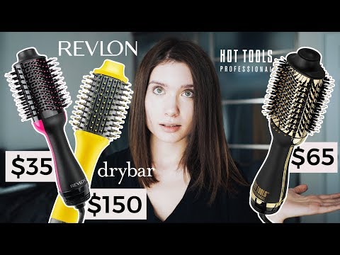 HOT TOOLS One Step Blowout vs REVLON One Step Volumizer vs DRYBAR | on Curly Hair