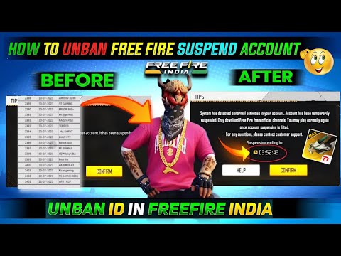 100% Working Trick ID Unban Trick🔥 | How To Unsuspended FREE FIRE ID | Free Fire ID Unban 2023