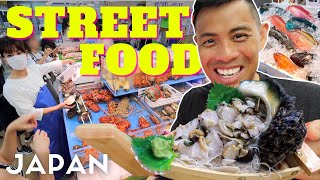 Amazing Japan Street Food Fish Market Tour in Okinawa