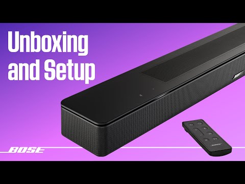 Bose Smart Soundbar – Unboxing and Setup