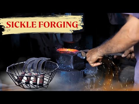 Sickle Forging Process | Making Process of Sickle in Traditional Way | Forging