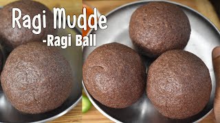 Ragi Mudde Recipe - With Perfect Measurement  | Ragi Ball | Finger millet Ball Recipe