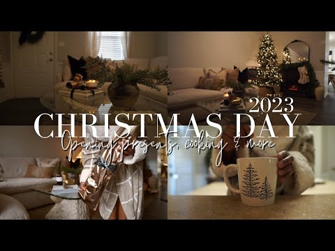 CHRISTMAS DAY | Opening Christmas presents, slow morning, cooking, winter skin care & more...