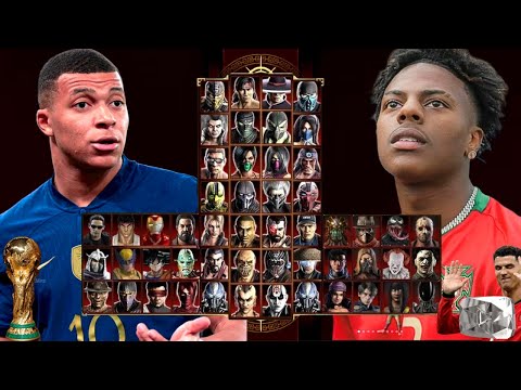 Mortal Kombat 9 - MBAPPE & ISHOWSPEED - Expert Tag Ladder - Gameplay @(1080p) - 60ᶠᵖˢ ✔