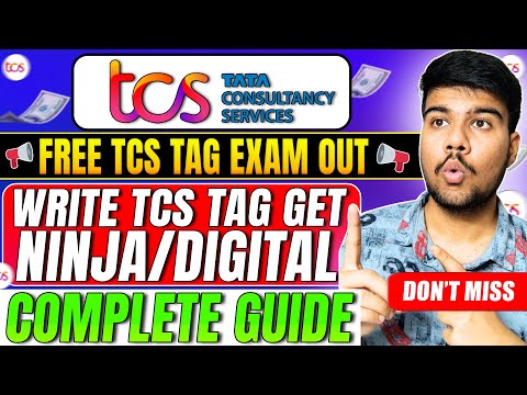 🚀TCS Announces Free Tag Exam! Secure Jobs Worth 7 LPA | Complete Guide