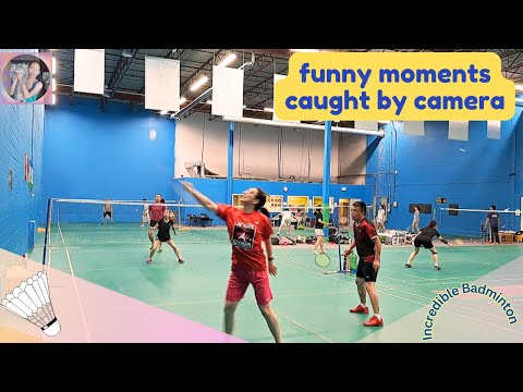 同一個回合裡兩個人同時耍酷，看看誰比較帥  --  羽毛球精彩片段   #badmintonlovers #羽毛球 #badminton #业余羽毛球 #羽毛球精彩片段