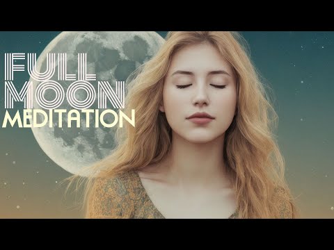 Full Moon Meditation 🌕 Music to Meditate Under the Snow Moon