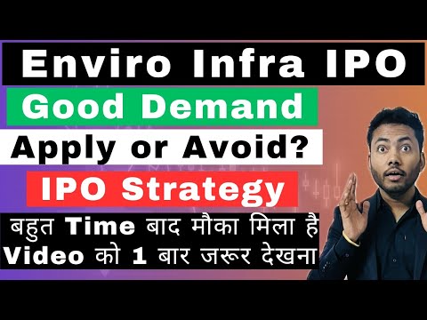 Enviro Infra Engineers IPO Strategy🔥| Apply or Not? | Latest IPO GMP | Grey Market Activity