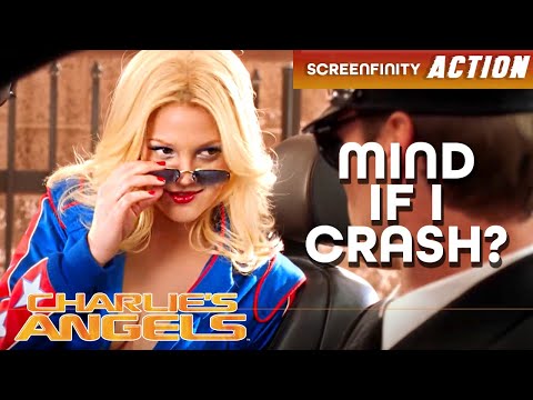 The Angels infiltrate more than just a car race |  Charlie's Angels | Screenfinity Action