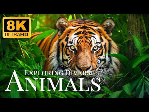 Exploring Diverse Wildlife 8K ULTRA HD🐾Relaxing Scenery Film With Soft Music